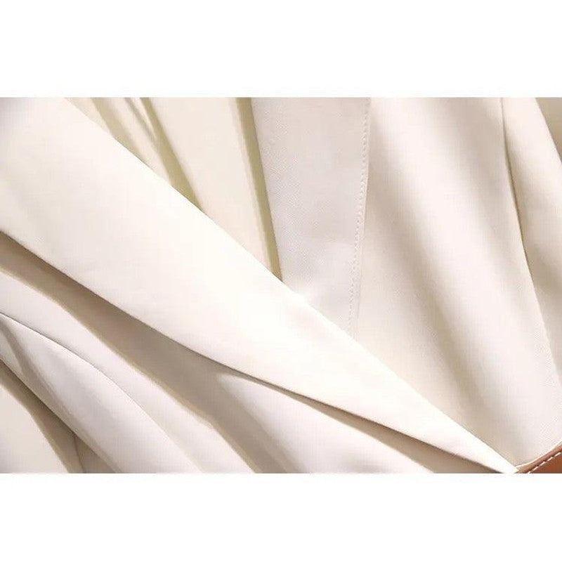 Blazer robe pour femme - Encolure en V avec ceinture