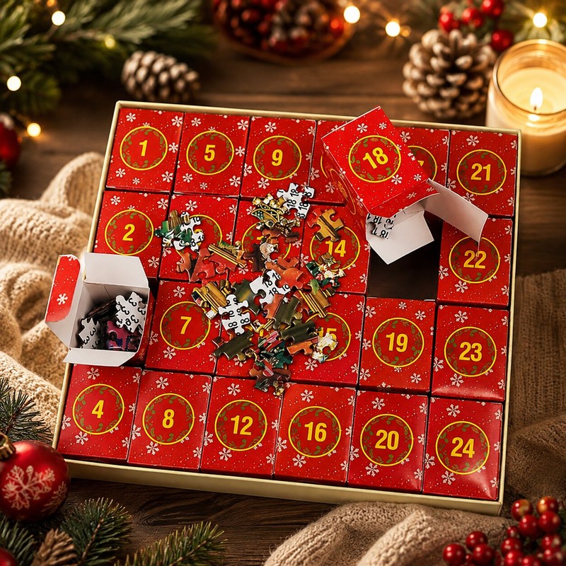 Calendrier de l'Avent Puzzle - Noël