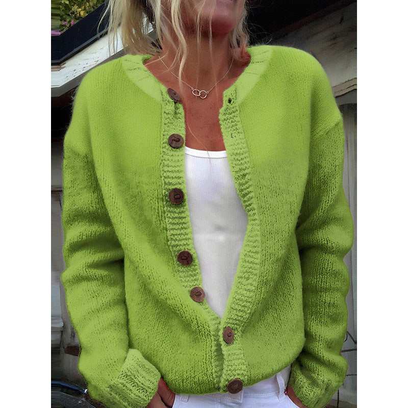 Cardigan femme à col en V - Manches longues