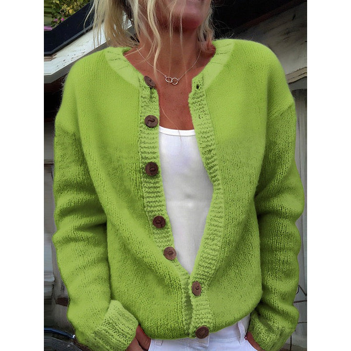 Cardigan femme à col en V - Manches longues