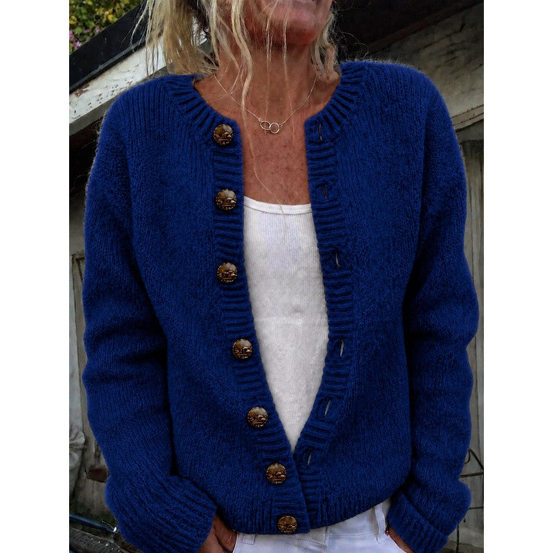 Cardigan femme à col en V - Manches longues