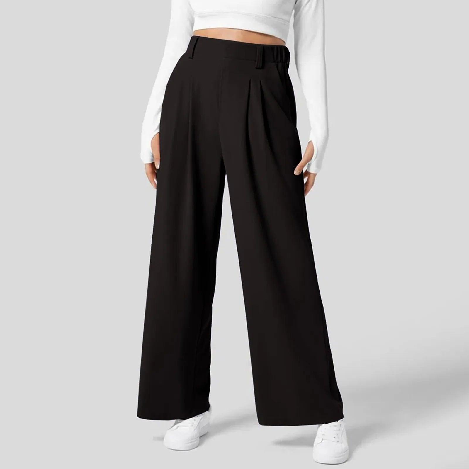 Variant image for Pantalon Fluide Femme Élégant au Confort Optimal-1