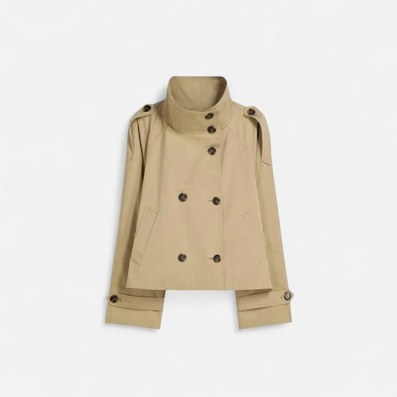 Manteau court ceinturé femme - Trois coloris