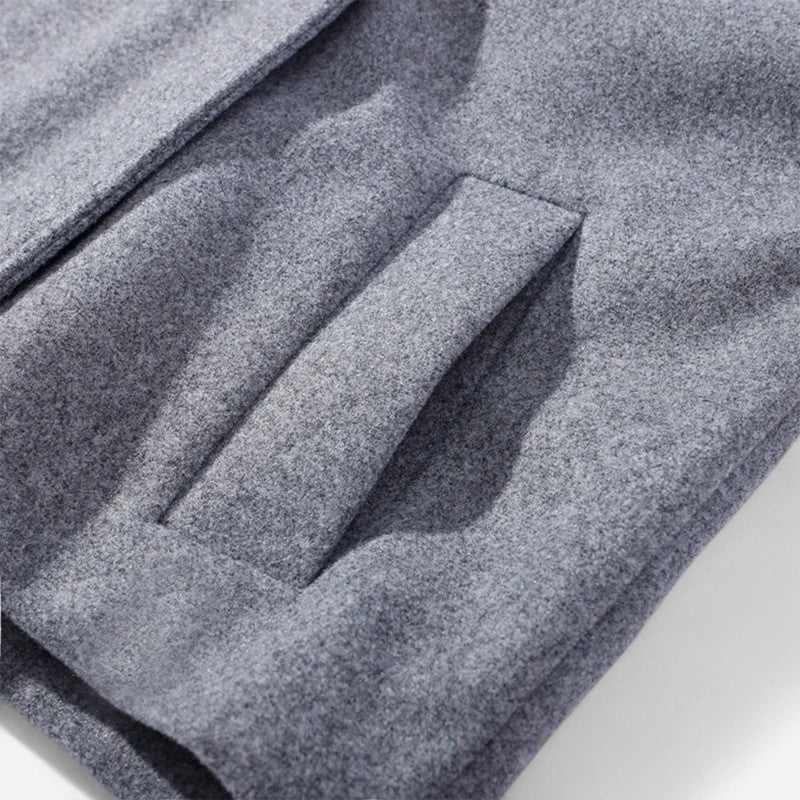 Manteau court oversize pour femme - Col structuré
