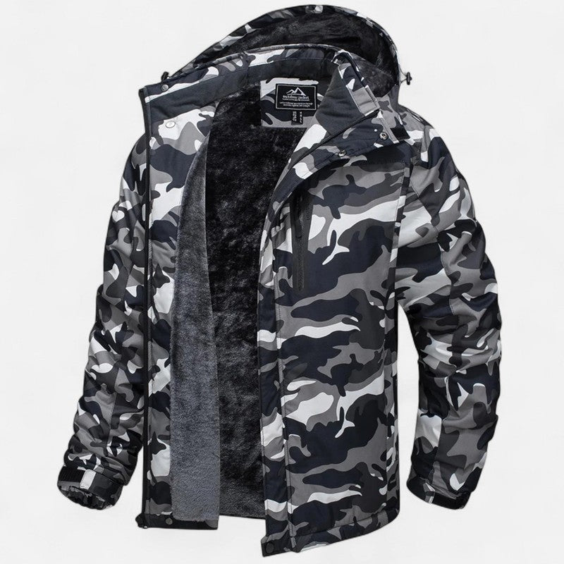 Manteau d’hiver pour homme avec doublure en polaire