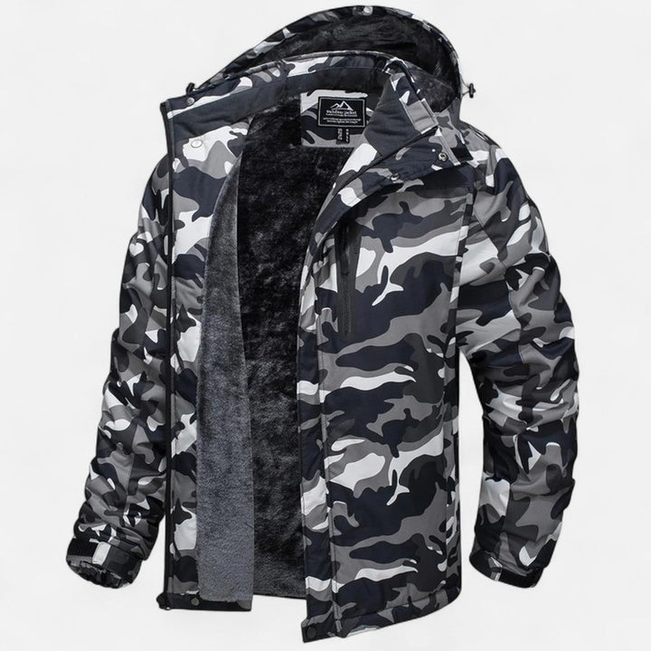 Manteau d’hiver pour homme avec doublure en polaire