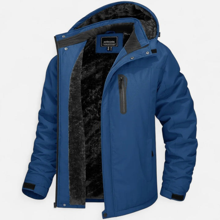 Manteau d’hiver pour homme avec doublure en polaire
