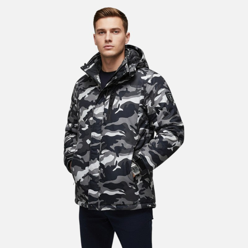 Manteau d’hiver pour homme avec doublure en polaire