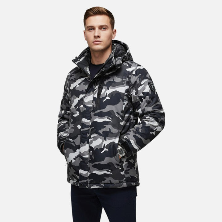 Manteau d’hiver pour homme avec doublure en polaire