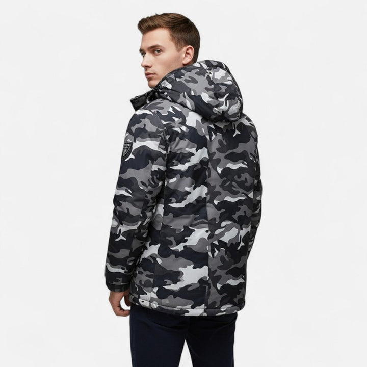 Manteau d’hiver pour homme avec doublure en polaire