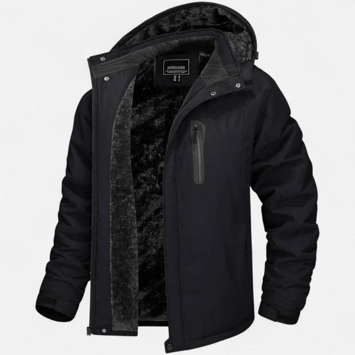 Manteau d’hiver pour homme avec doublure en polaire