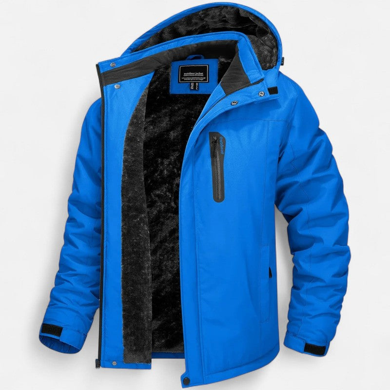 Manteau d’hiver pour homme avec doublure en polaire