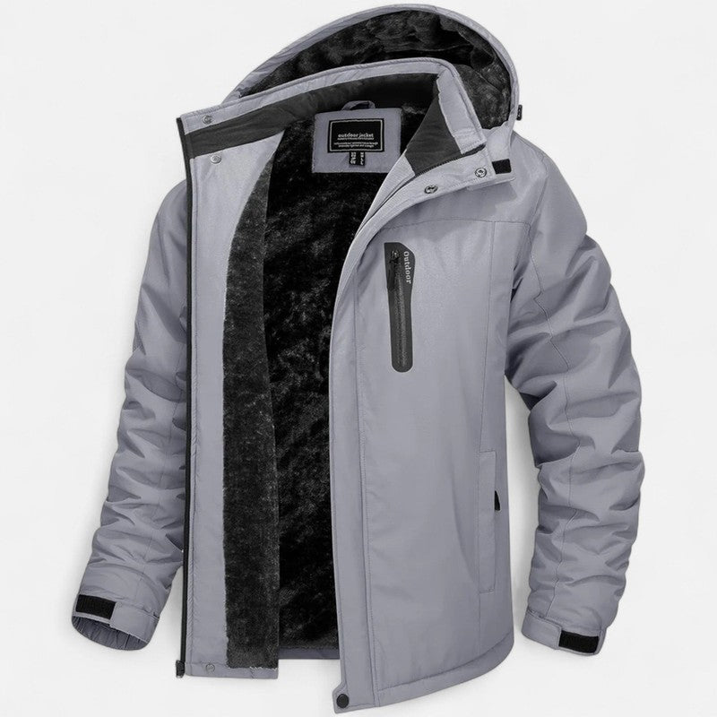 Manteau d’hiver pour homme avec doublure en polaire