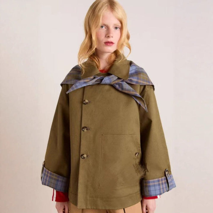 Manteau femme trench oversize - Double boutonnage