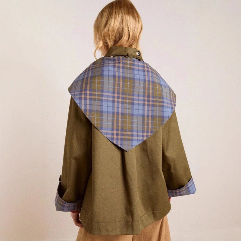 Manteau femme trench oversize - Double boutonnage