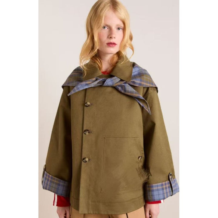 Manteau femme trench oversize - Double boutonnage