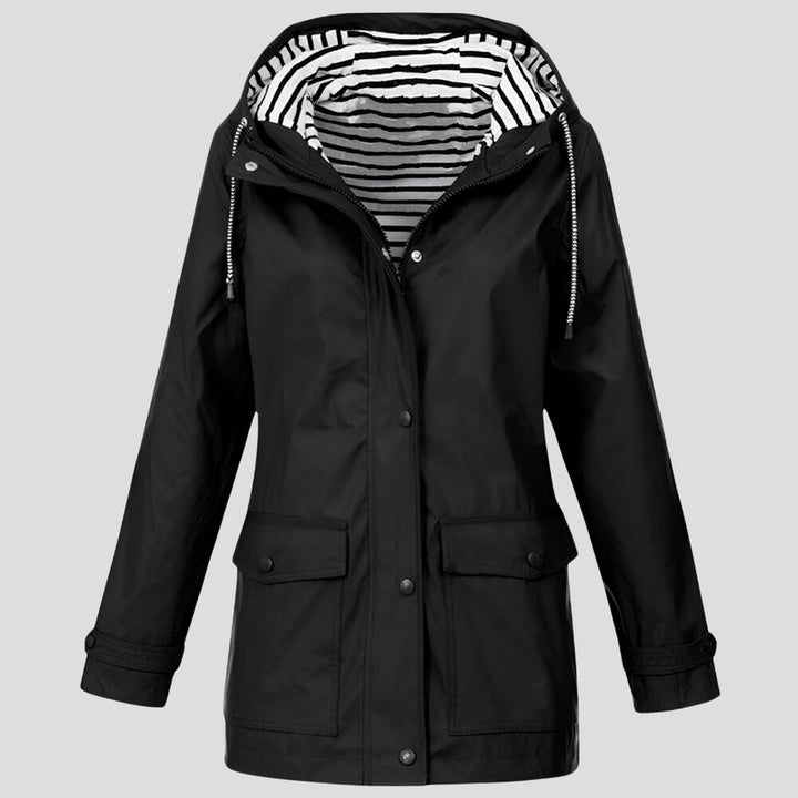 Manteau imperméable femme à capuche - Coupe ajustée
