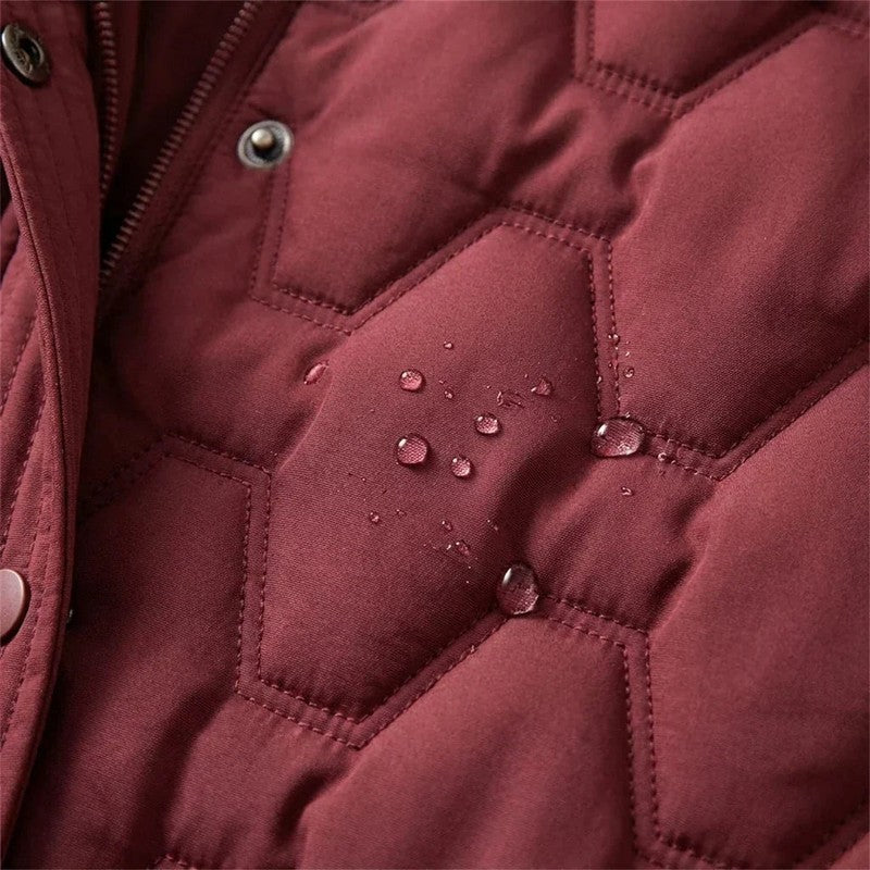 Manteau long capuchon - Coupe ajustée