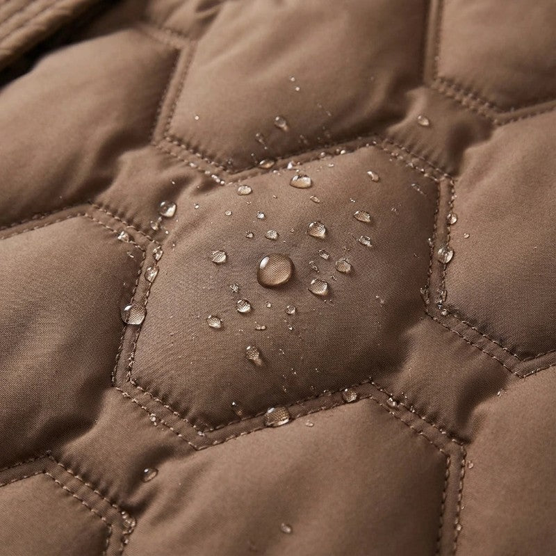 Manteau long capuchon - Coupe ajustée