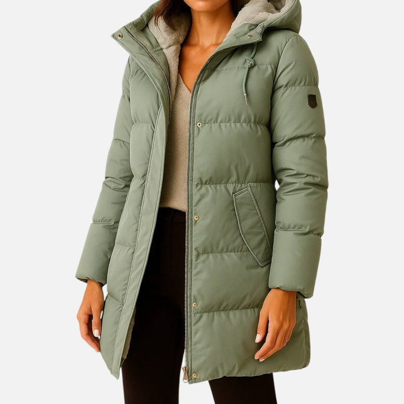 Manteau matelassé pour femme - Coupe ajustée