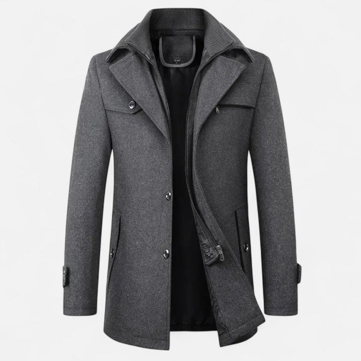Manteau trench pour homme - Coupe structurée