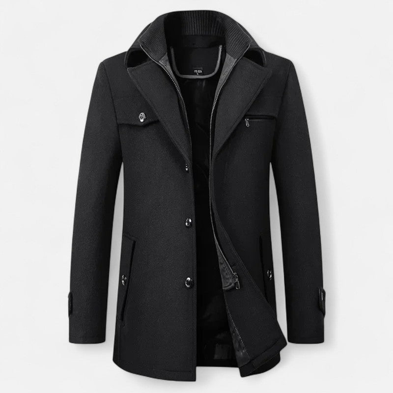 Manteau trench pour homme - Coupe structurée