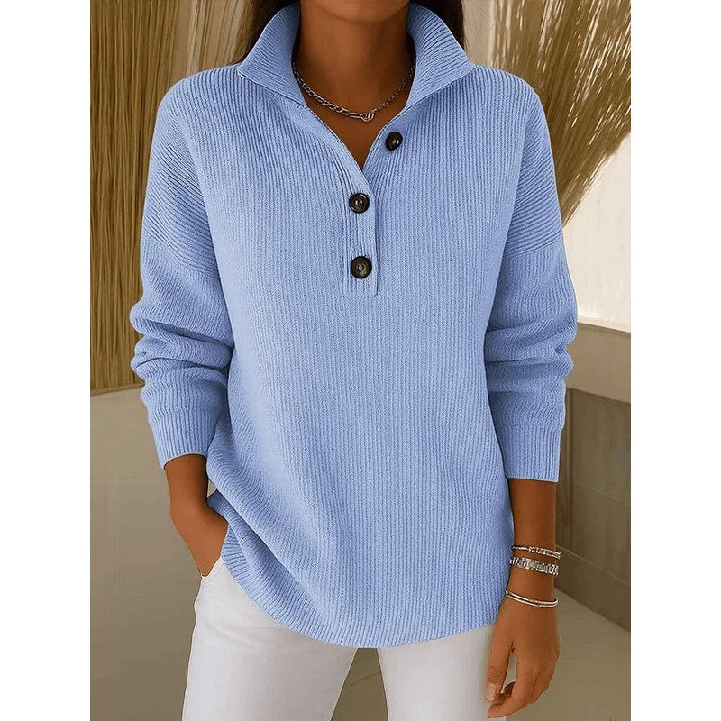 Pull col roulé femme - Coupe ample