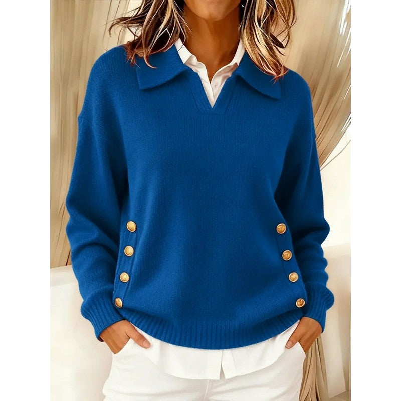 Pull col roulé pour femme - Coupe détendue