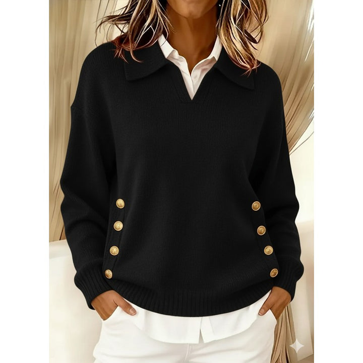 Pull col roulé pour femme - Coupe détendue