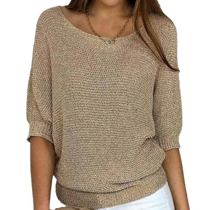 Pull femme à col rond - Coupe ample