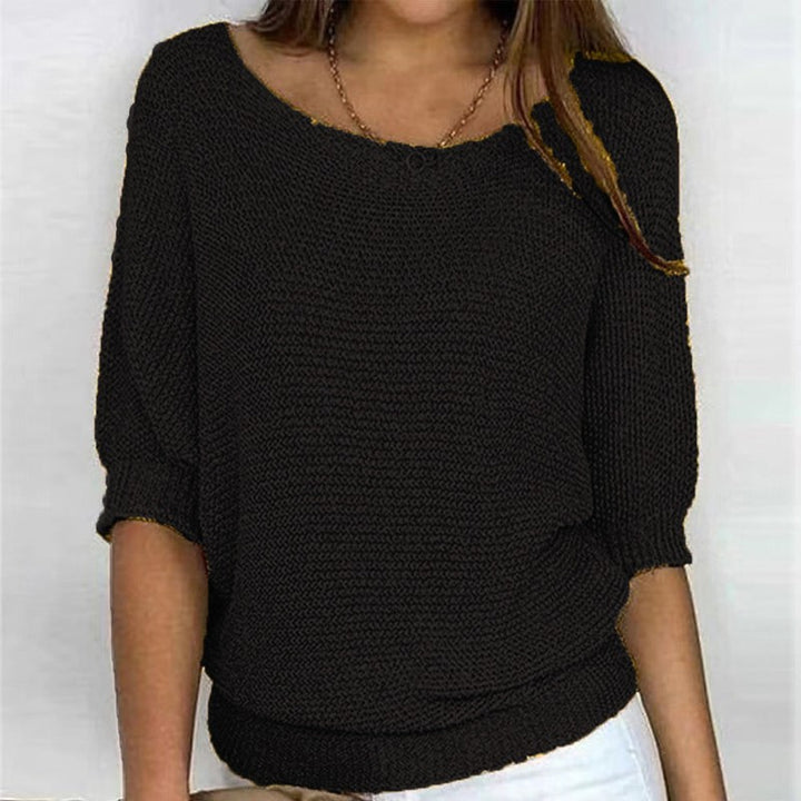 Pull femme à col rond - Coupe ample