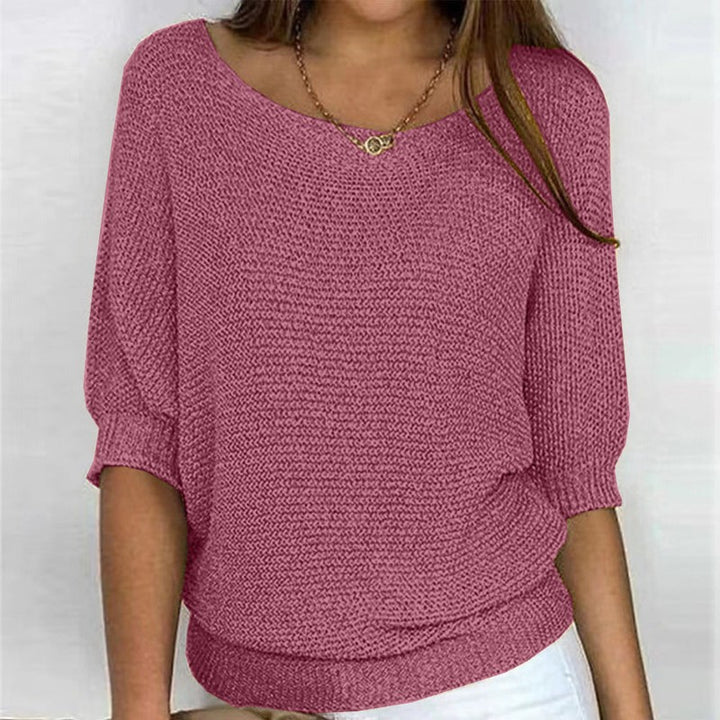 Pull femme à col rond - Coupe ample