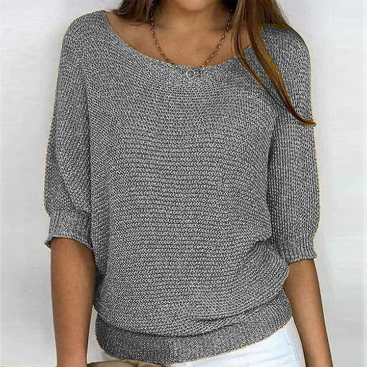 Pull femme à col rond - Coupe ample