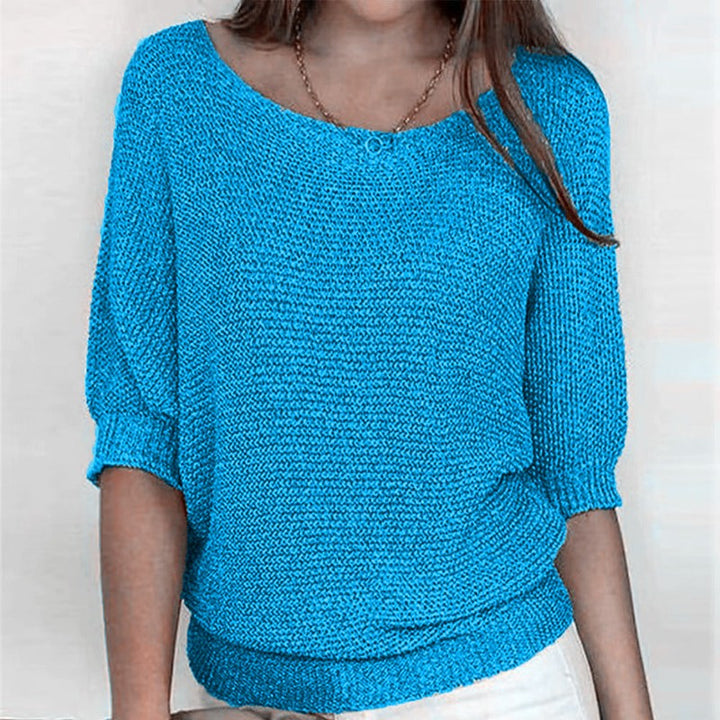 Pull femme à col rond - Coupe ample