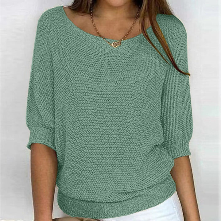 Pull femme à col rond - Coupe ample