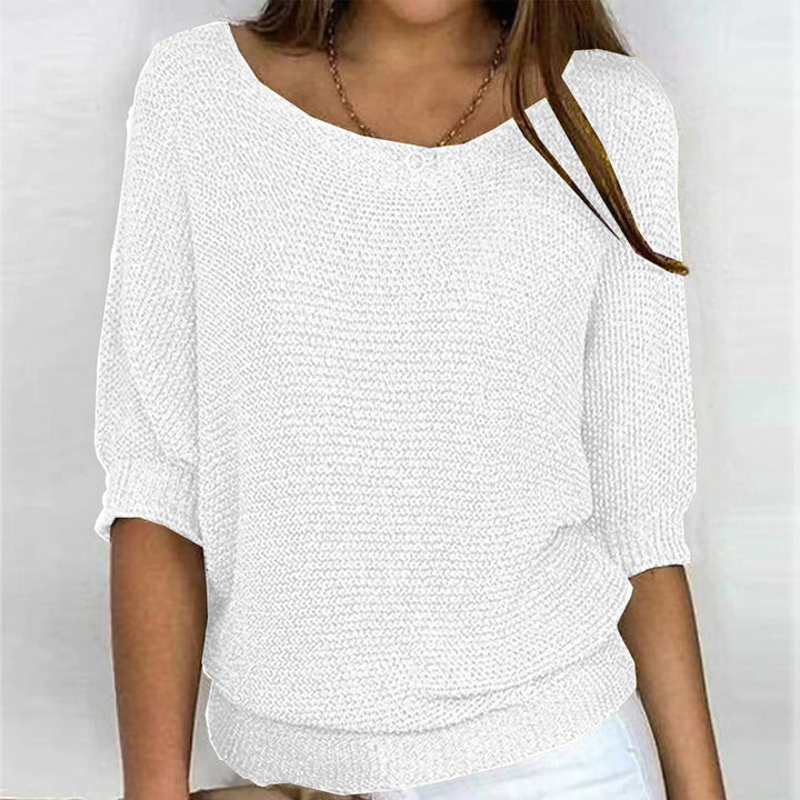 Pull femme à col rond - Coupe ample