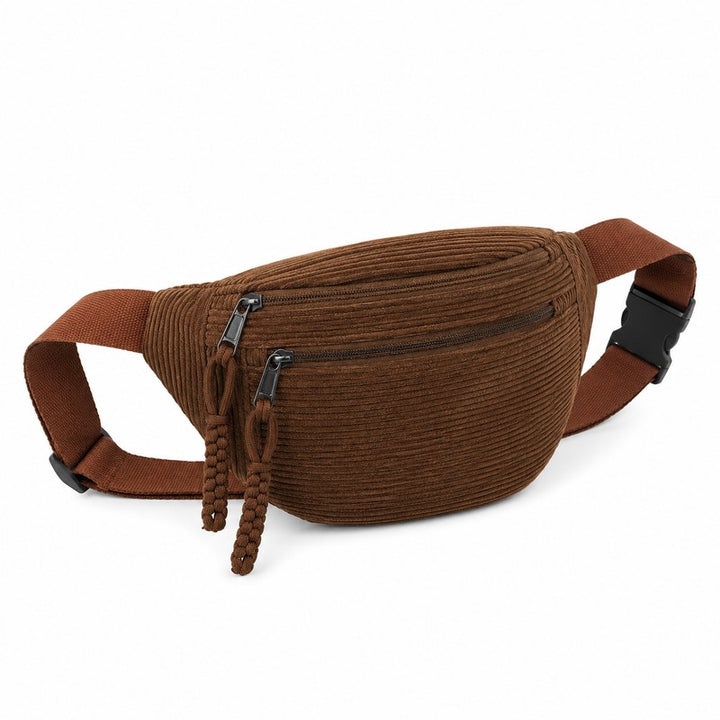 Sac bandoulière côtelé - Couleurs multiples