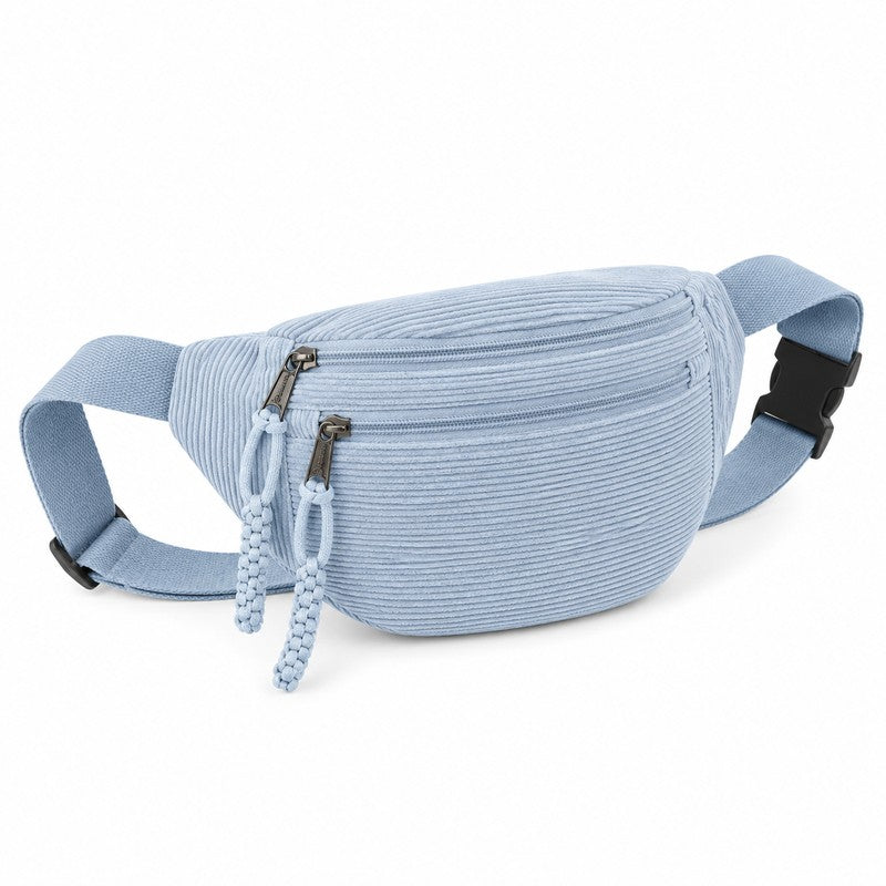 Sac bandoulière côtelé - Couleurs multiples