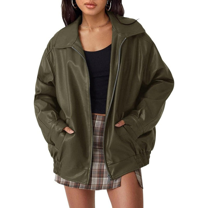 Veste bomber femme oversize - Coupe décontractée