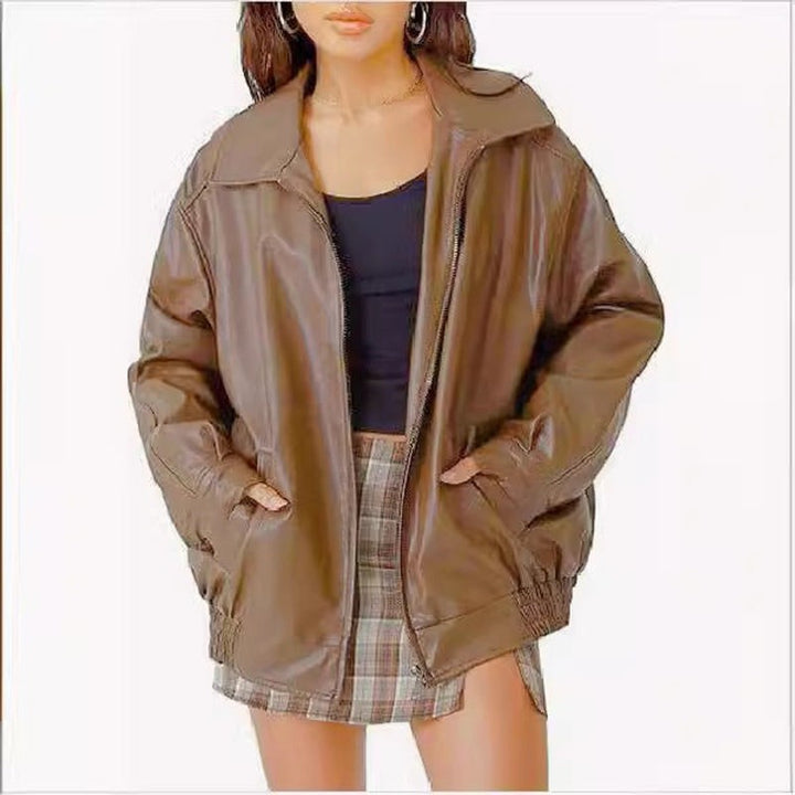 Veste bomber femme oversize - Coupe décontractée