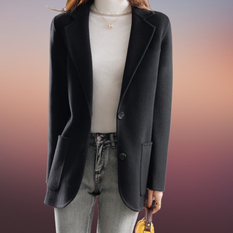 Veste Femme Cintrée à Col Cranté
