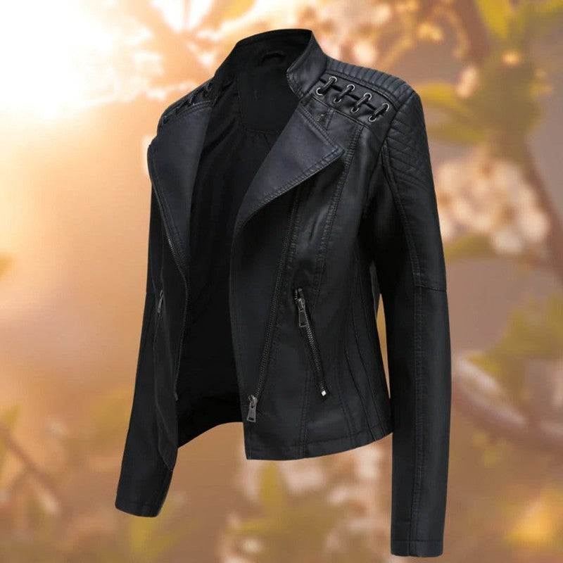 Veste femme moto - Fermeture éclair