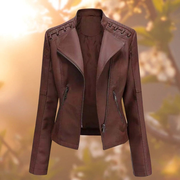Veste femme moto - Fermeture éclair