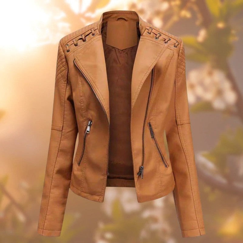 Veste femme moto - Fermeture éclair