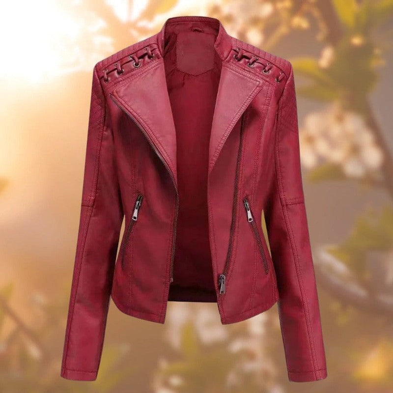 Veste femme moto - Fermeture éclair