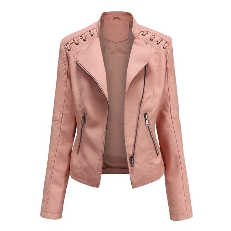 Veste femme moto - Fermeture éclair
