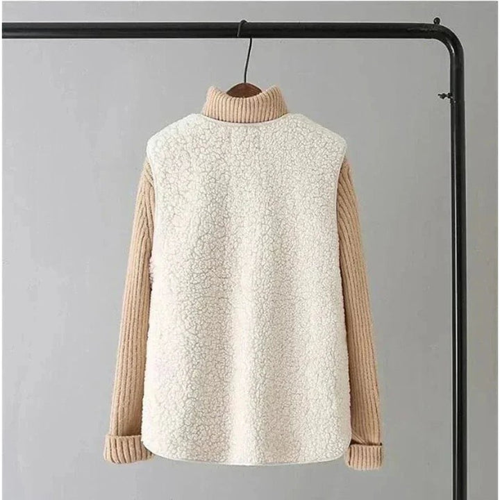 Veste Femme sans Manches à Boutons - Coupe Droite