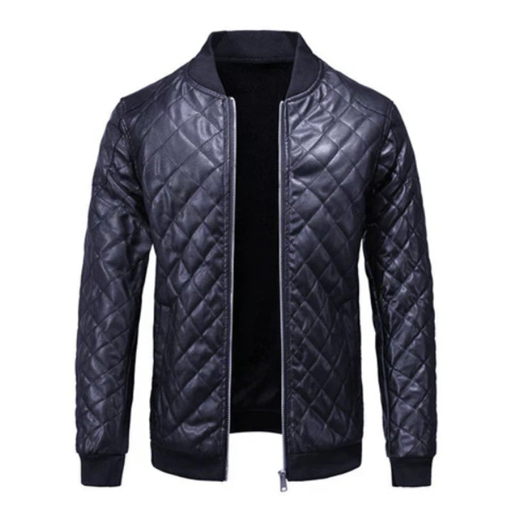 Veste Homme Style Biker - Coupe Droite
