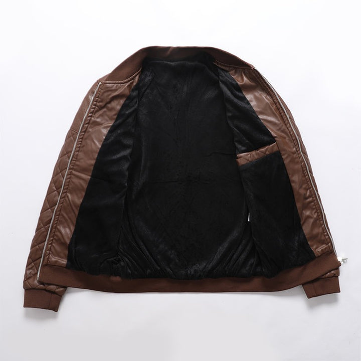 Veste Homme Style Biker - Coupe Droite