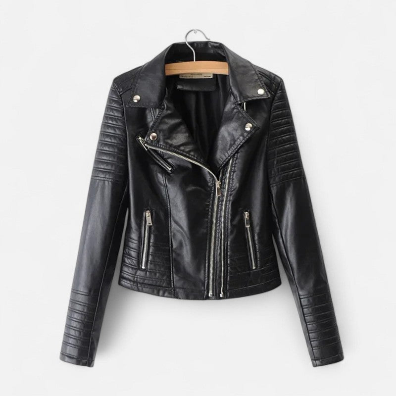 Veste moto femme - Coupe ajustée